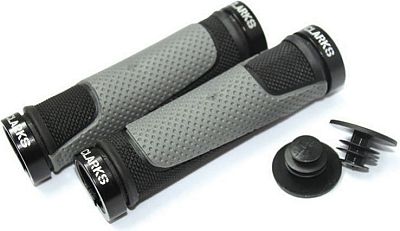 Превью  Грипсы CLARKS CLOG308 с двумя фиксаторами 130 мм Черный/Серый